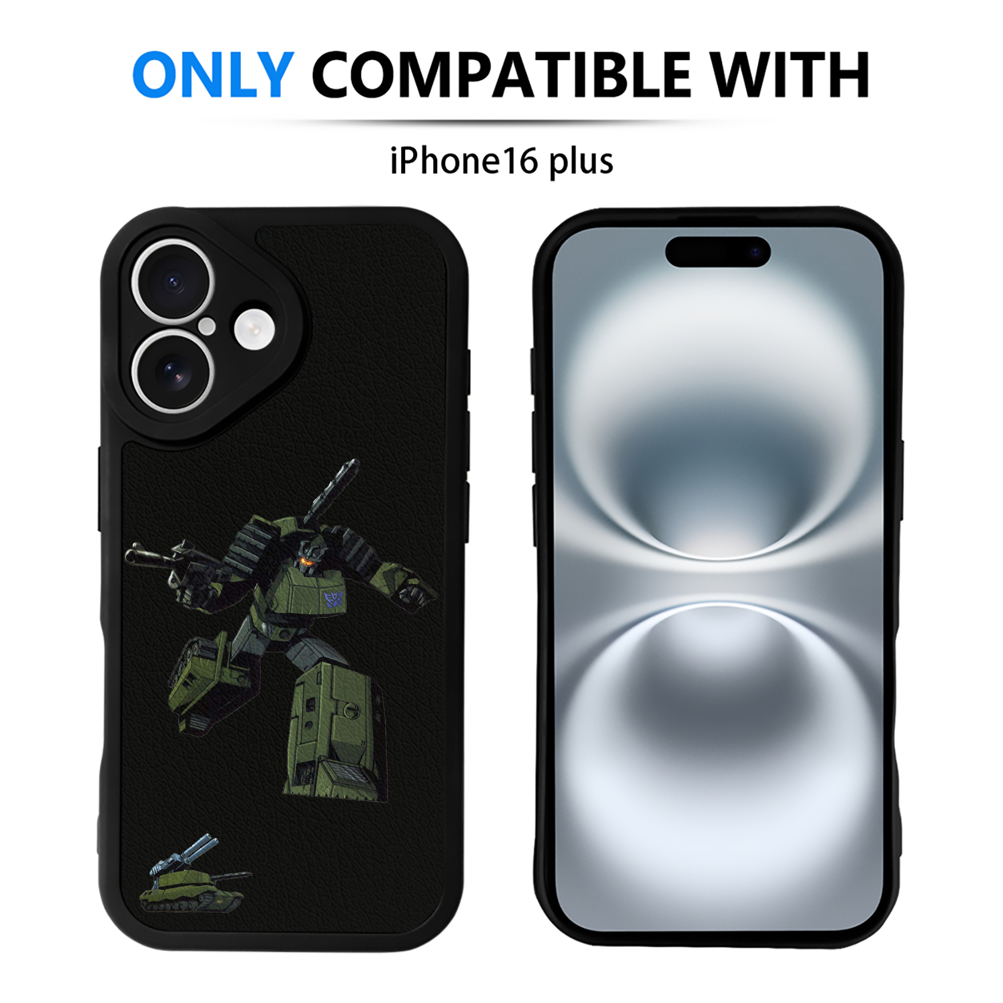 （画像用）  【iPhone 16シリーズ対応】シリコンスマホケース（レザー調） 材質：シリコン